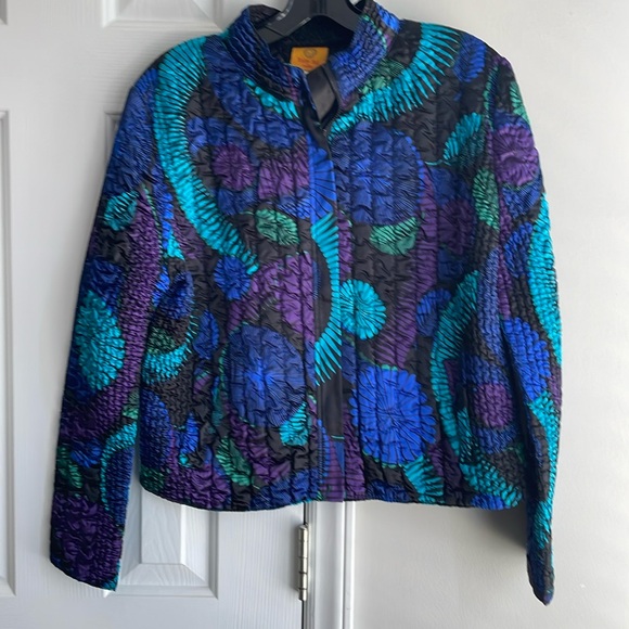 Colorful puffer jacket - thin, light weight - Picture 1 of 4